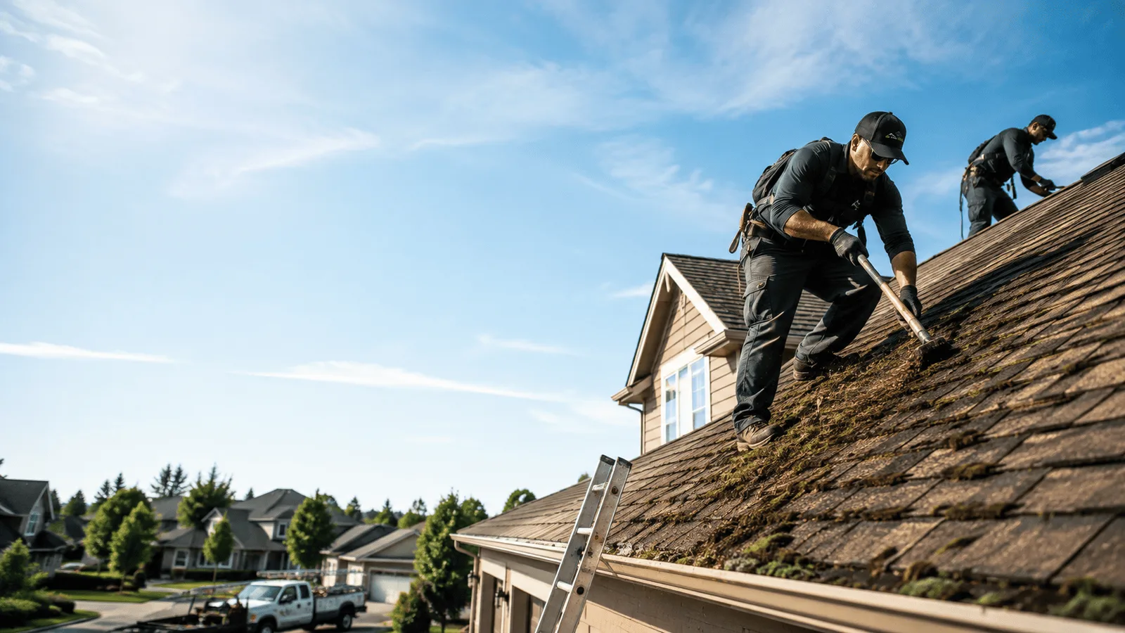 Roof Moss Removal in Union, ME near me
